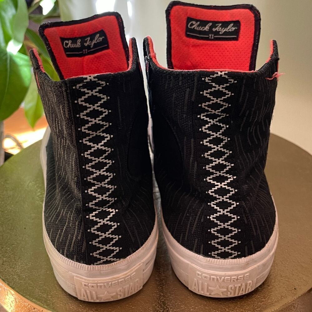 Converse Chuck Taylor All Star II Hi Shield | Reflective Black Lava, Size 5M/7W - Picture 4 of 9